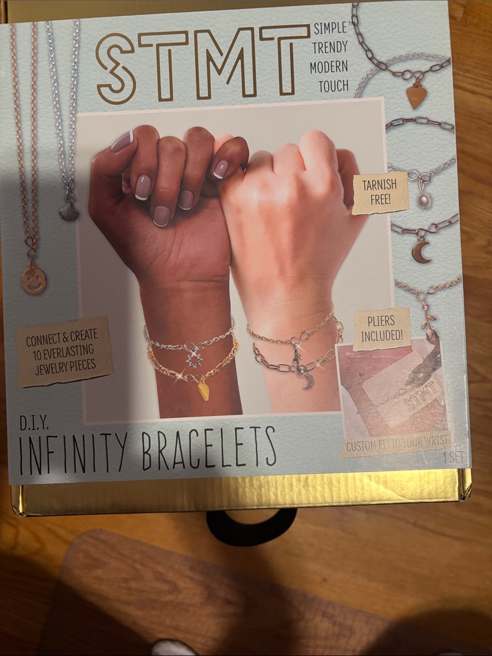 STMT —Simple trendy modern touch infinity bracelets to make .